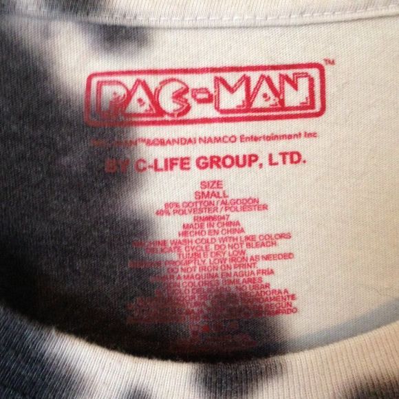 Pac-Man Officially-Licensed Tee Short Sleeve Small - Picture 6 of 6